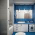 Dizajn kupaonice 3 m2 - kako proširiti funkcionalni i estetski interijer'єр
