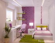 Progettazione di una stanza per bambini per una ragazza - 30 foto di idee di interior design'єру