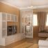 Дизайн на тиха стая: две спални зони, снимка