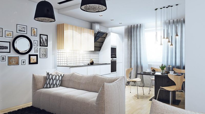 Fælles køkken og stue design. det er nødvendigt at kombinere ... Indretning af stue gammelt stuehus